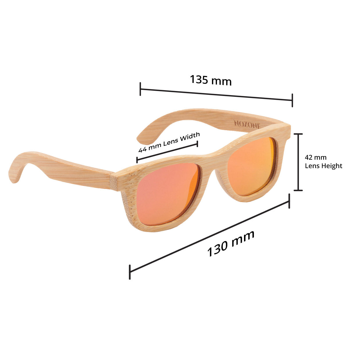 Bamboo UV400 Polarized Sunglasses for Kids