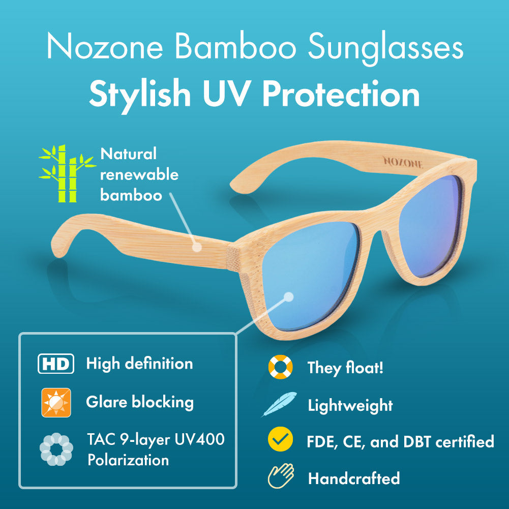 Original Bamboo UV400 Polarized Sunglasses for Adults