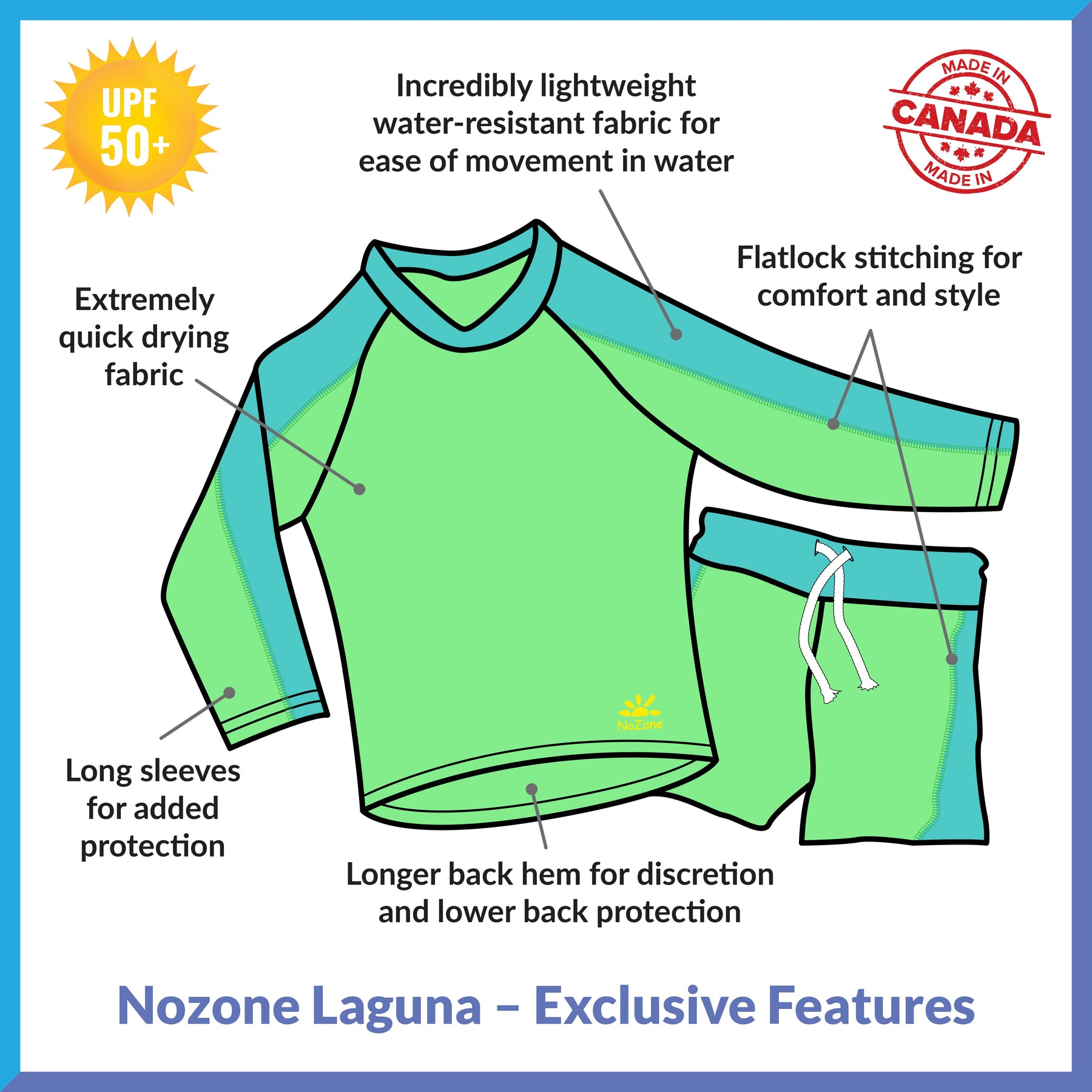 Laguna Two-Piece Swimsuit for Kids