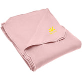 Nozone Baby girl Blanket Sun protective upf 50+ baby bamboo lightweight soft pink #color_Mellow Rose