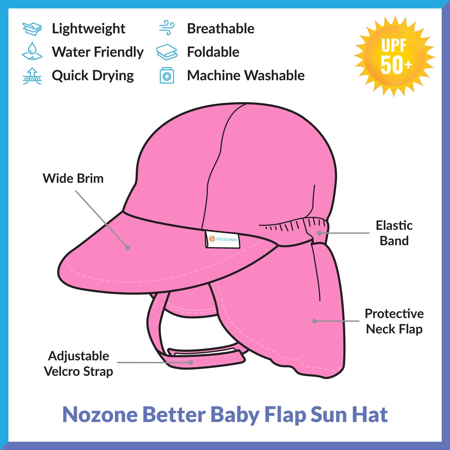 The Better Baby Flap Sun Hat