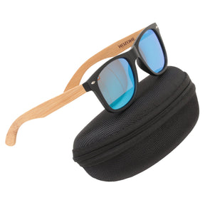 Bamboo/Poly UV400 Polarized Sunglasses for Adults