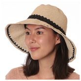 womens embroidered beach hat#color_sand